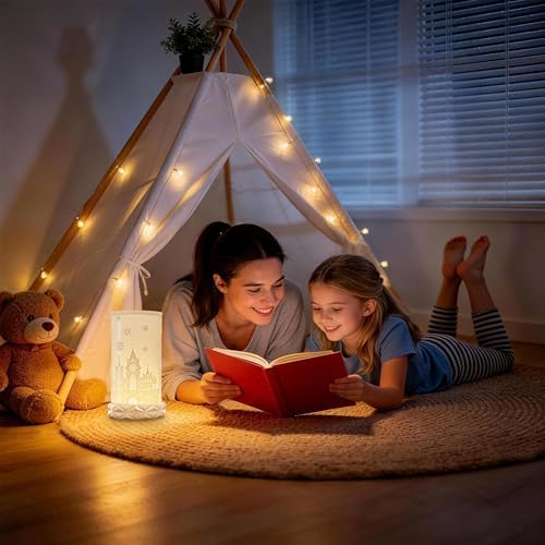 Touch Control Table Lamp for Bedroom, Portable LED Cordless Lamp, 1500mAh Rechargeable Battery Operated, 3 Color Temperatures Rotating Bedside Lamp for Living Room, Nightstand - Image 5