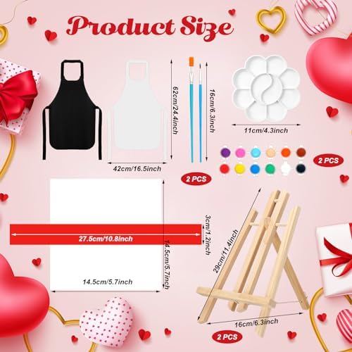 Zhanmai 2 Pack Sip and Paint Kit for Couples Date Night - Image 3