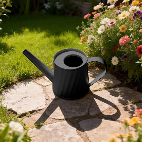 8.4 oz/250 ml Plant Watering Can, Modern Stylish Decorative Indoor Watering Cans for House Plants with Long Spout,Durable Rustproof Small Water Can for Plants for Outdoor Bonsai Garden Succulents - Image 5