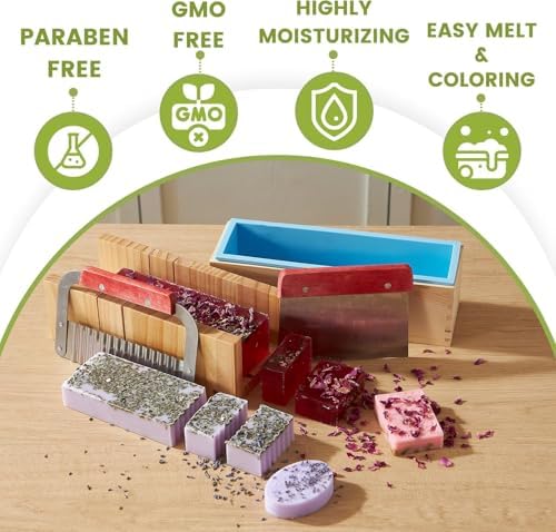 PIUH Deluxe 2-in-1 Candle & Soap Making Supplies Kit with Melter for Adults - Image 5
