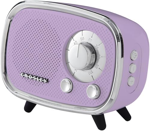 Crosley CR3039A-LN Rondo Portable Bluetooth Speaker, Lavender by Crosley