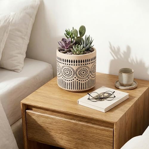 Ceramic 5 Inch Succulent Plant Pot Small Flower Planter - Image 2