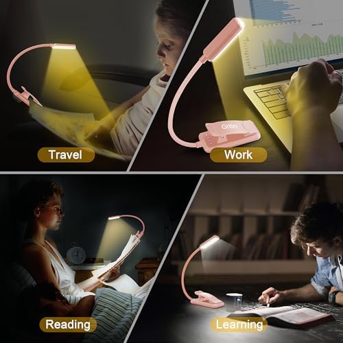 Gritin 9 LED Rechargeable Book Light for Reading in Bed - Image 7