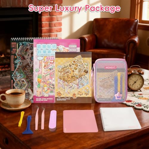 11-in-1 Sticker Craft Studio, Ultimate DIY Miniature Diorama Kit with Tweezers & Accessories - Image 6