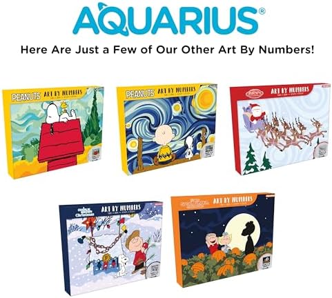 Aquarius Peanuts Snoopy Paint by Numbers Kit, 8.5 x 11 Mini Canvas Art by Number Set for Adults and Kids, Officially Licensed - Image 6