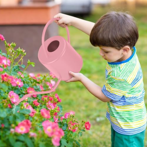 Plant Watering Can, 50 oz / 1500 ml Stainless Steel Metal - Modern Decorative with Long Spout for Indoor Potted Plants, Bonsai, Garden Flowers, Pink - Image 7