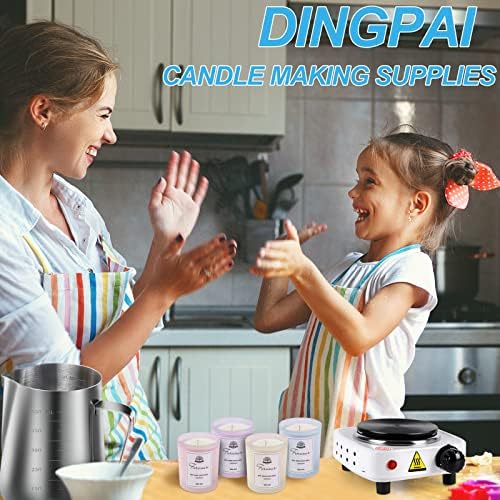 DINGPAI Hot Plate for Candle Making, White Color Electric Hot Plate - Image 6