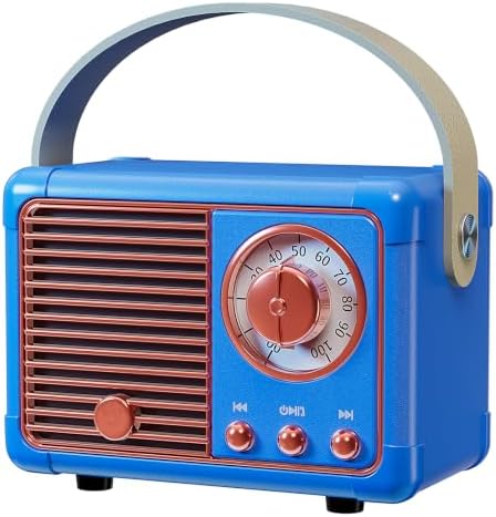 Dosmix Retro Bluetooth Speaker,Vintage Decor,Mini Gift for Women Girl Teens by DosmixWirelessSmartLife