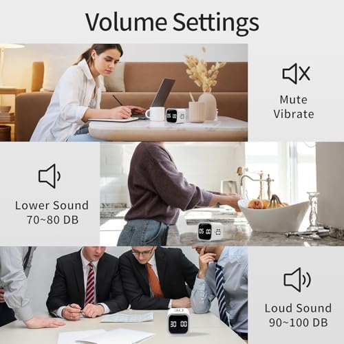 LUCKY TIME Rotating Productivity Timer 5/10/30/60min, Flip Timer, ADHD Tool - Image 5