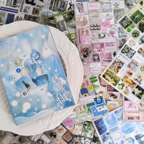 Japanese Sticker Book for Journal Supplies, Korean Stickers for Journaling - Image 6