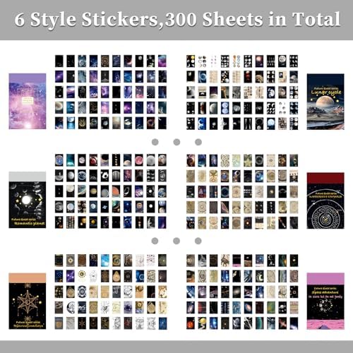 600 Pieces Washi Sticker Set, 12 Set Scrapbooking Diary Planner Album Diary Notebook, Scrapbooking Sticker Journaling Supplies for DIY Arts and Crafts Card Making Laptop Decoration - Image 4