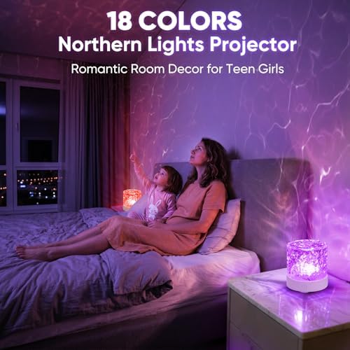 YXQUA Ocean Wave Projector, 16 Colors Northern Lights, Rechargeable - Image 3