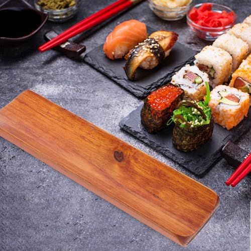 4pcs Wooden Sushi Serving Tray for Dining Tables and Events Xmas - Image 6