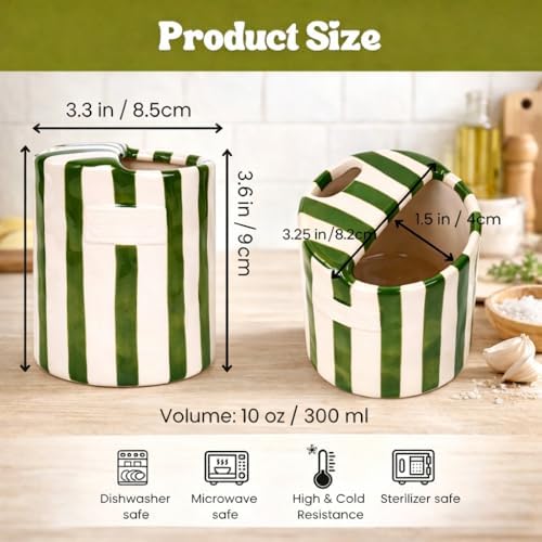 Ceramic Coffee Mug 1 Pack, Striped Coffee Cup for Coffee Tea Latte Cappuccino, Modern Drinking Mug for Home Office Kitchen, Cute Aesthetic Mug Gift for Women Men - Image 3