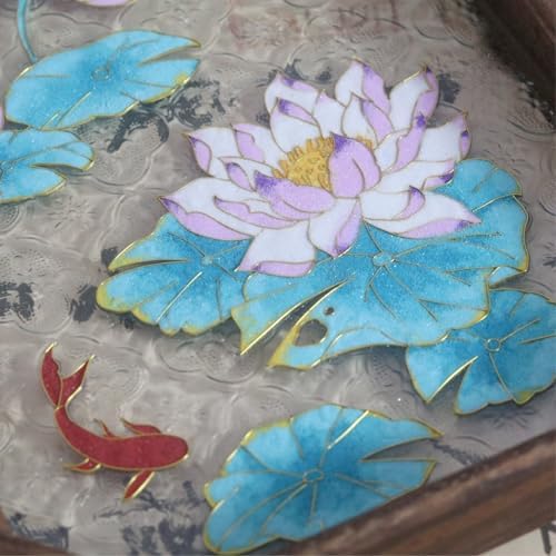 Cloisonne Filigree Enamel Paint by Numbers Kit, All in One with Tools, DIY Craft, Starter Set for Adults and Beginners, Easy Instructions, Hobby for Adults Teens Elderly Handmade Home Decor Gifts - Image 3
