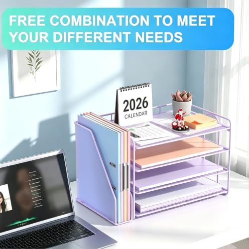gianotter 4-Tier Paper Organizer With Magazine Holder - Image 3