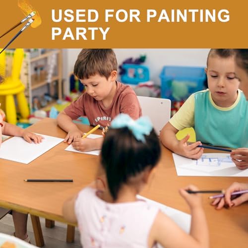 ESRICH 4x4IN Small Canvases for Painting, 24 Pack Mini Canvas Boards Cotton Painting Canvas Primed Acid Free Mini Blank Canvas Panels for Oil Paint,Watercolor,Acrylic Paint,Gouache&Tempera. - Image 6