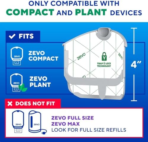 Zevo Compact Flying Insect Trap Refills for Gnats & Fruit Flies, 6 Count - Image 2
