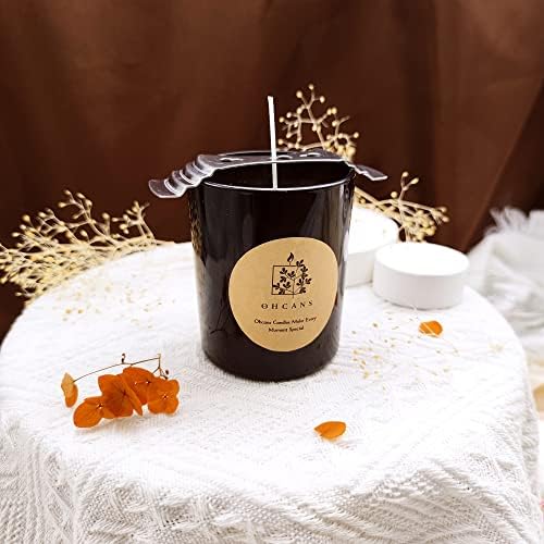 Candle Making Wax Soy Wax for Candle Making Supplies, 2.2lb Natural Soy Wax Flakes, Paraffin Wax for Candle Making Kit, 100 Cotton Candle Wicks &100 Wick Stickers & 2 Wicks Holder - Image 6