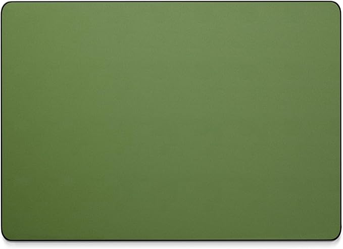 Jotsome Leather Desk Mat, Non-Slip Desk Blotter Pad - Desk Protector for Office, Home, Lap Desk, Laptop, and Desktop, Gift for The Holidays or Christmas (Forest Green, 17" x 12")