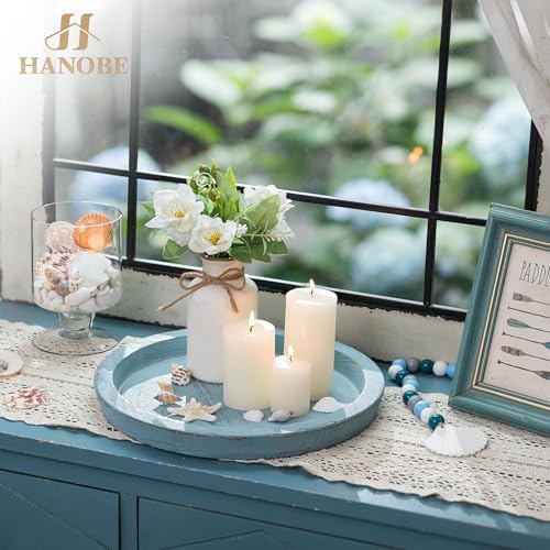 Hanobe Coastal Decorative Tray, Farmhouse Plate for Beach Table Decor - Image 4