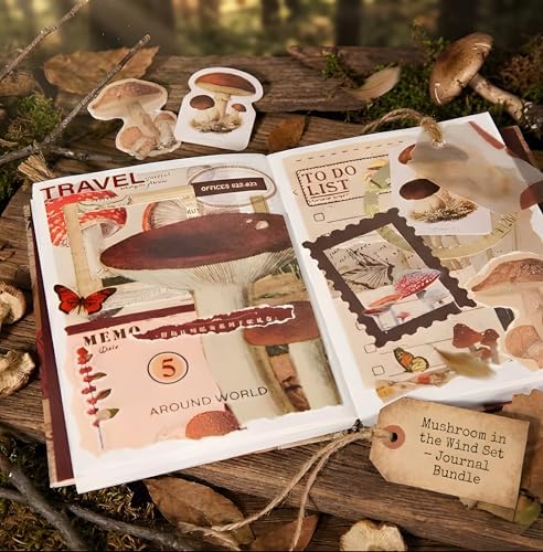 Scrapbook Kit, 350+ PCS Scrapbooking Supplies Set with Vintage Scrapbook Paper, Scrapbook Stickers, Ephemera, Vintage Decorations, Complete Junk Journal and DIY Memory Book Kit - Image 5