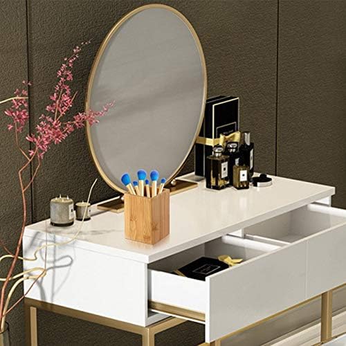 Cerpourt Pen Cup Holder,2 Pack Bamboo Wood Desk Pencil Holder Stand Multi Purpose Use Pencil Cup Pot Desk Accessories,Desktop Organizer Pencil Holder Ideal Gift for Office Home - Image 5