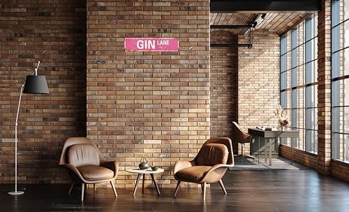 Retro Tin Metal Sign Statement Farmhouse Bathroom Wall Decor for Home Vintage Bar or Dorm Unique Gift Idea for Friends 4x16 in - Image 5