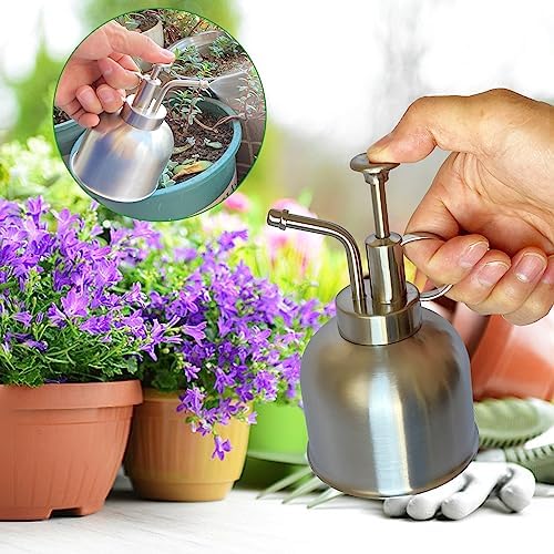 Stainless Steel Plant Sprayer, Small Watering Can for Indoor Potted Plants - Image 5