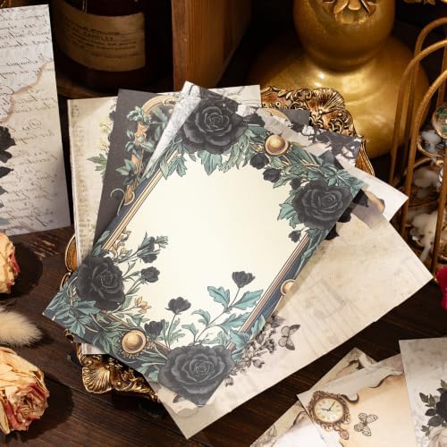 Scrapbook Paper for Junk Journal Supplies, Floral Decoupage Paper for Craft - Image 4