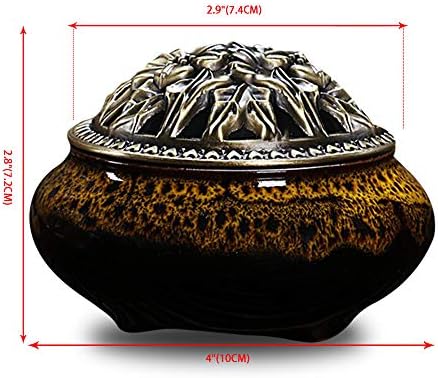 Ceramic Home Decoration Incense Sticks or Cones Burner Porcelain Incense Holder - Image 5