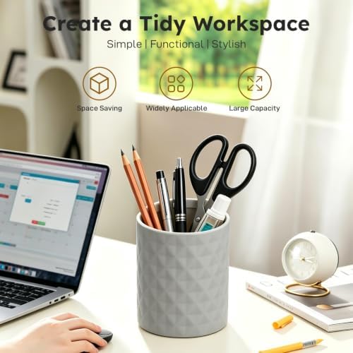 Pen Holder, Silicone Pencil Holder for Desk Organizer & Accessories - Image 2