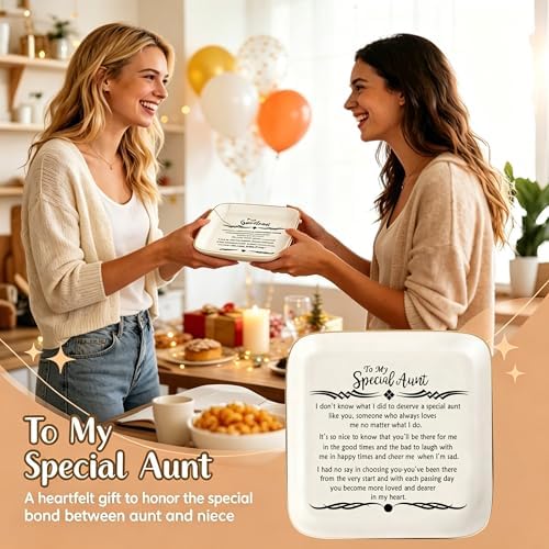 Aunt Gifts from Niece Nephew - Ring Dish Gifts for Aunt Birthday Christmas - Image 7