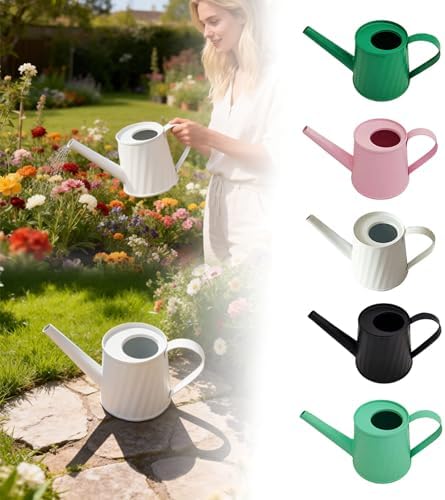 8.4 oz/250 ml Plant Watering Can, Modern Stylish Decorative Indoor Watering Cans for House Plants with Long Spout,Durable Rustproof Small Water Can for Plants for Outdoor Bonsai Garden Succulents - Image 6