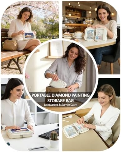 ForeverYoung All-in-One Diamond Art Storage Bag with Separate Sections - Image 4