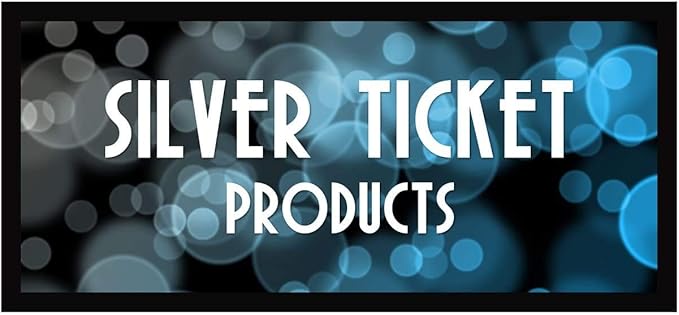 Silver Ticket Products STR Series 6 Piece Home Theater Fixed Frame 4K / 8K Ultra HD, HDTV, HDR & Active 3D Movie Projection Screen, 2.35:1 Format, 125" Diagonal, Grey Material STR-235125-G