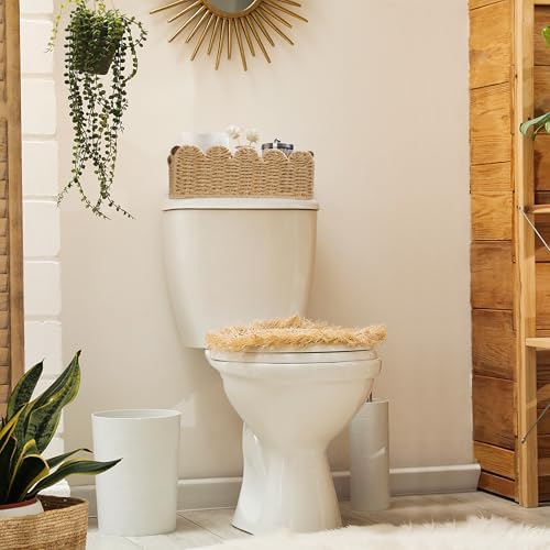 Wicker Baskets for Organizing Toilet Paper Storage Basket - Image 3