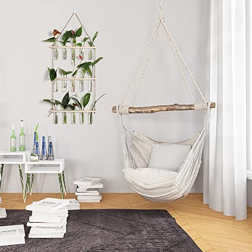 YIBOT Plant Propagation Stations with Wooden Stand 15 Glass Test Tubes Vase - Image 5