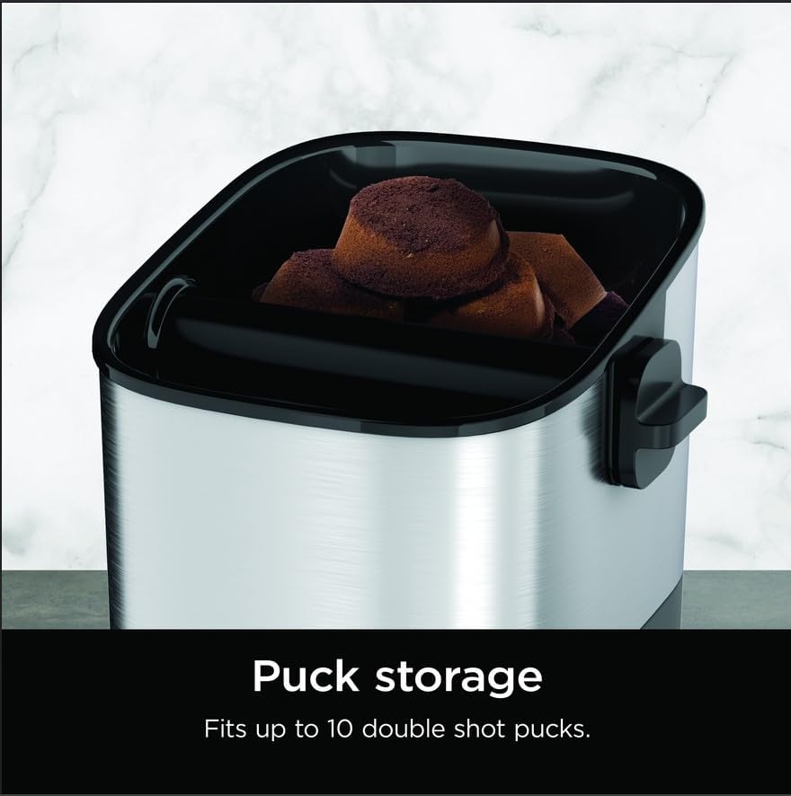 Ninja Luxe Café Knock Box, Holds 10 Double Shot Pucks, XSKKNOCKBOX - Image 4
