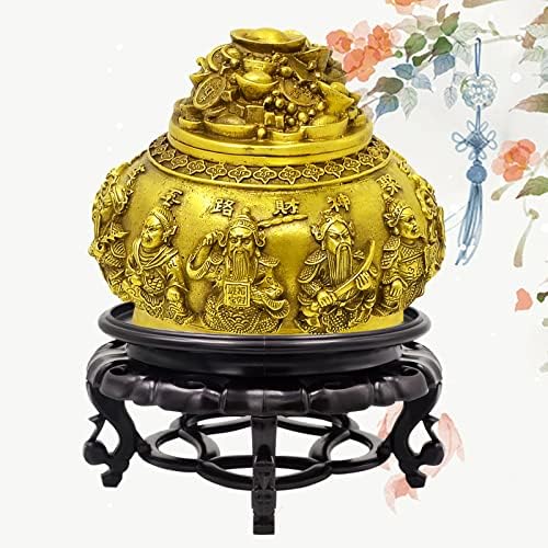 fengshuisale Oriental Furniture Fishbowl Stand Vase Base Stable Home Decoration Display Stand（6.3 in） - Image 6