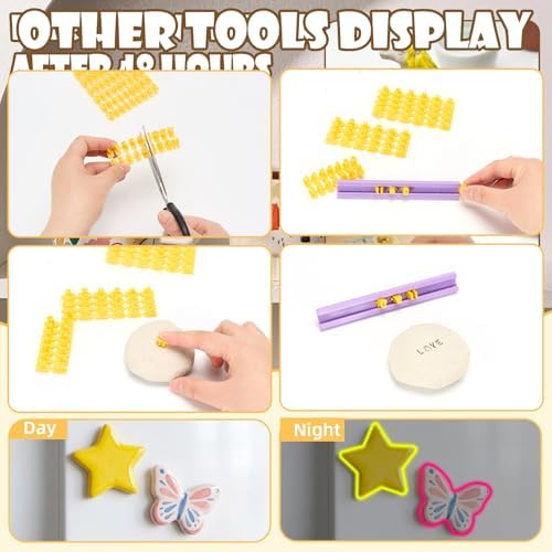 Air Dry Clay for Adults & Beginners, DIY Pottery Kit with Clay-Tools-Kit - Image 4