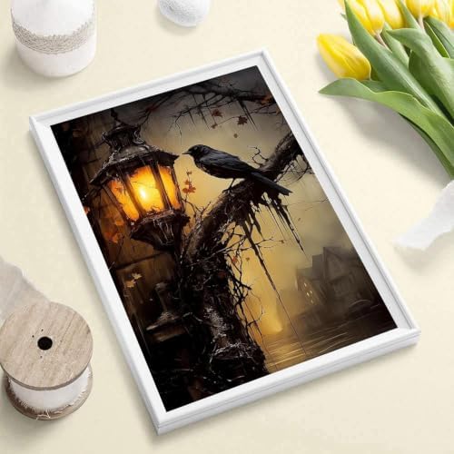 LEZHIJIA Halloween Paint by Numbers Kit for Adults Beginner 9X12 inch - Image 5