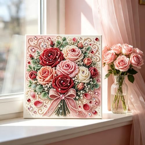 DIY Pearl Art Kit for Adults (Roses) - Image 5