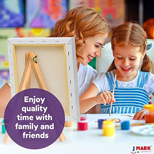 J MARK Painting Set, Canvas and Paint Set - Paint Kits for Adults with Canvas, 8 x 10 in. Canvases, Brushes, Palette and More - Image 4
