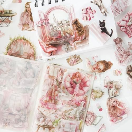 Journaling Stickers for Scrapbooking Supplies, Girls Scrapbook Sticker Book - Image 4