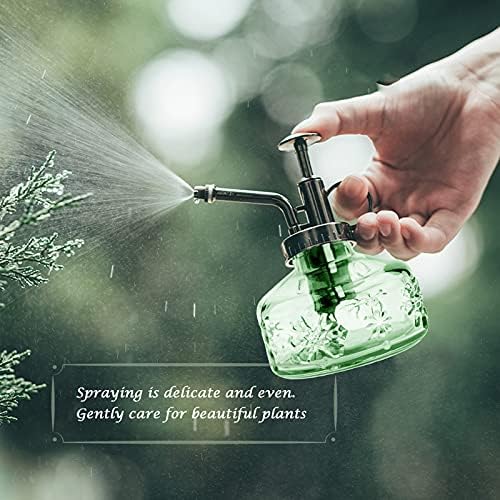 XXXFLOWER Glass Plant Mister Spray Bottle Green 180ml/6 oz - Image 4