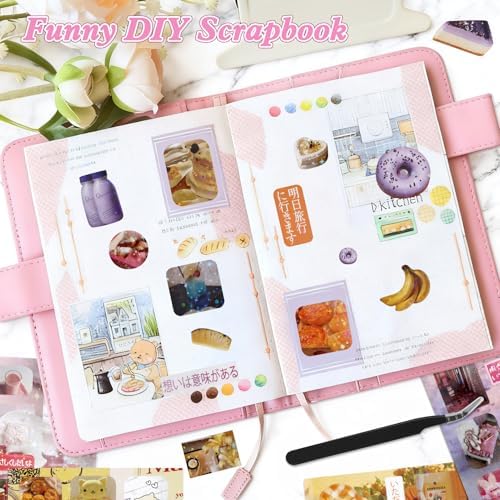 600Pcs Japanese Sticker Book for Journaling Adult, Cute Scrapbook Stickers - Image 5