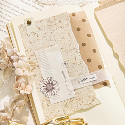 84 Sheets Textured Scrapbook Paper & 3D Embossed Collage Paper - Image 4