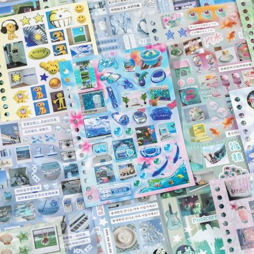 800Pcs+ Japanese Sticker Book for Scrapbook Junk Journal (Old Dreamland) - Image 2