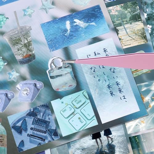 Memory-Themed Japanese Sticker Book: 700+ Die-Cut Glossy & Matte Stickers - 30 Sheets for Scrapbooking, Junk Journals, Planners-Prayer Board Supplies-Vision Board Supplies - Image 5